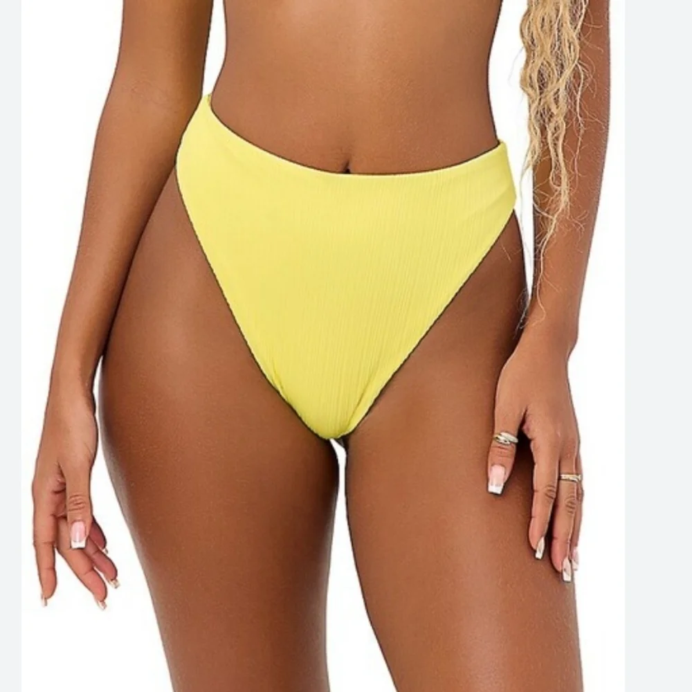 New!Frankie's Bikinis Amne Plisse Full Coverage Bikinis‎ Bottoms